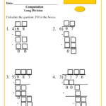 Computation Division Interactive Worksheet