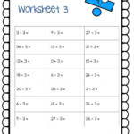 Dividing By 3 Worksheet 3 Worksheet