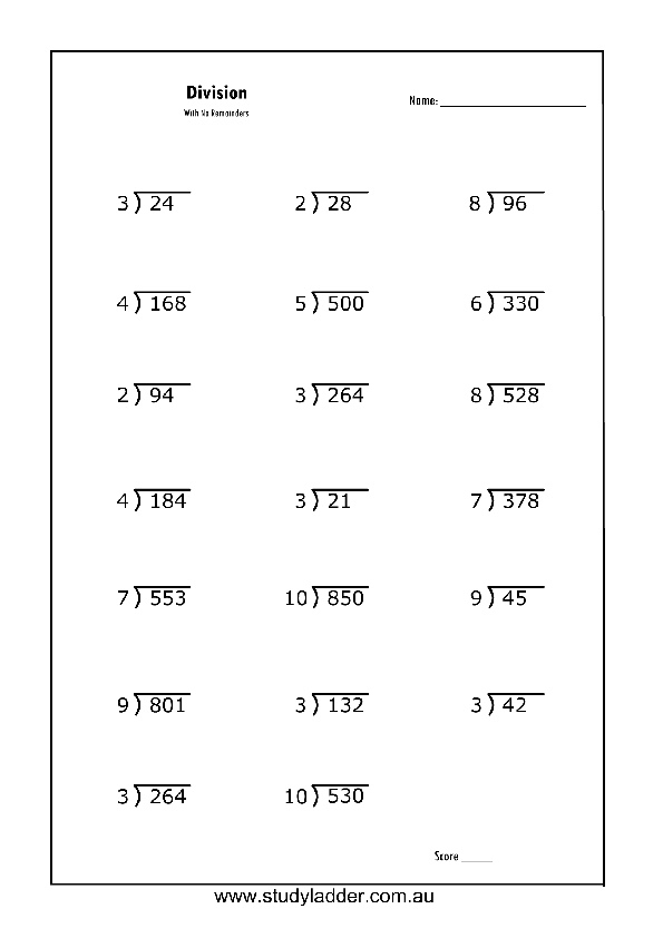 Dividing Decimals No Remainders Worksheet Decimal Worksheets