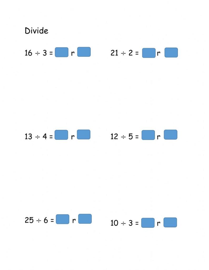 Division With Remainders Worksheet Kidspressmagazinecom Division With 