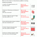 Division Word Problems For Grade 4 With Answers JWord