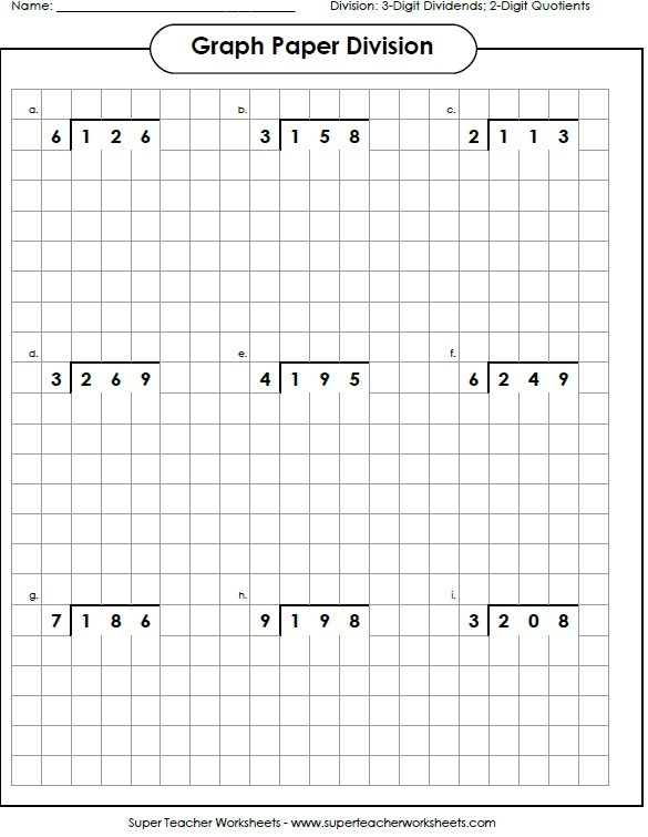 Division Worksheets Super Teacher