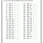 Division Year 4 Maths Worksheets Pdf Kidsworksheetfun