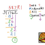 Does McDonald s Sell Cheese Burgers Long Division Math ShowMe