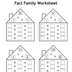 Ejercicio De Division Multiplication Fact Families