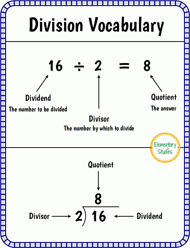 Elementary Studies Division Facts