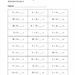 FREE 8 Sample Multiplication And Division Worksheet Templates In PDF