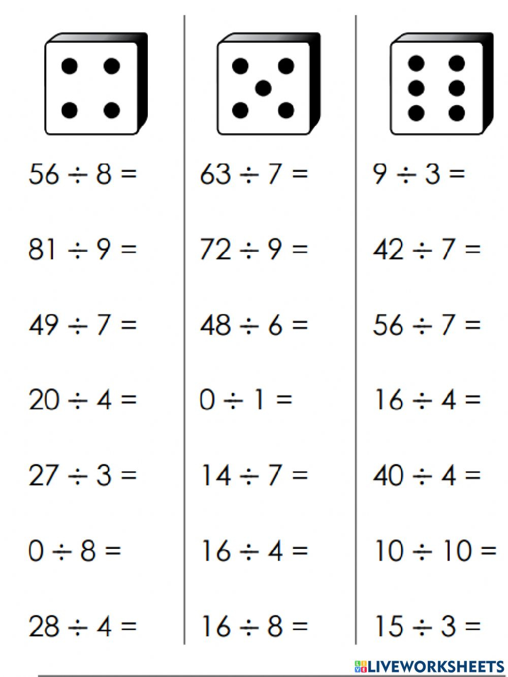 Long Division And Multiplication Worksheets Grade 4