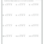 Long Division No Remainders Worksheet