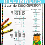 Long Division Practice Long Division Steps Teaching Long Division