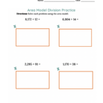 Long Division Worksheets For 5th Grade Math Division 2 Digit Divisor