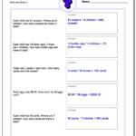 Multiplication And Division Word Problems Year 2 Multiplication