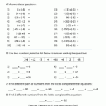 Multiplying And Dividing Integers Worksheet Word Worksheet