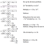 Polynomial Long Division College Algebra