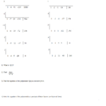 Polynomial Long Division Worksheet Worksheet Division Of Db excel