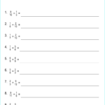 Printable Dividing Fractions Worksheets With Answers PDF