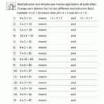 Printable Division Worksheets 3rd Grade