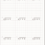 Single Digit Multiplication 4 Worksheets 4th Grade Easy Division