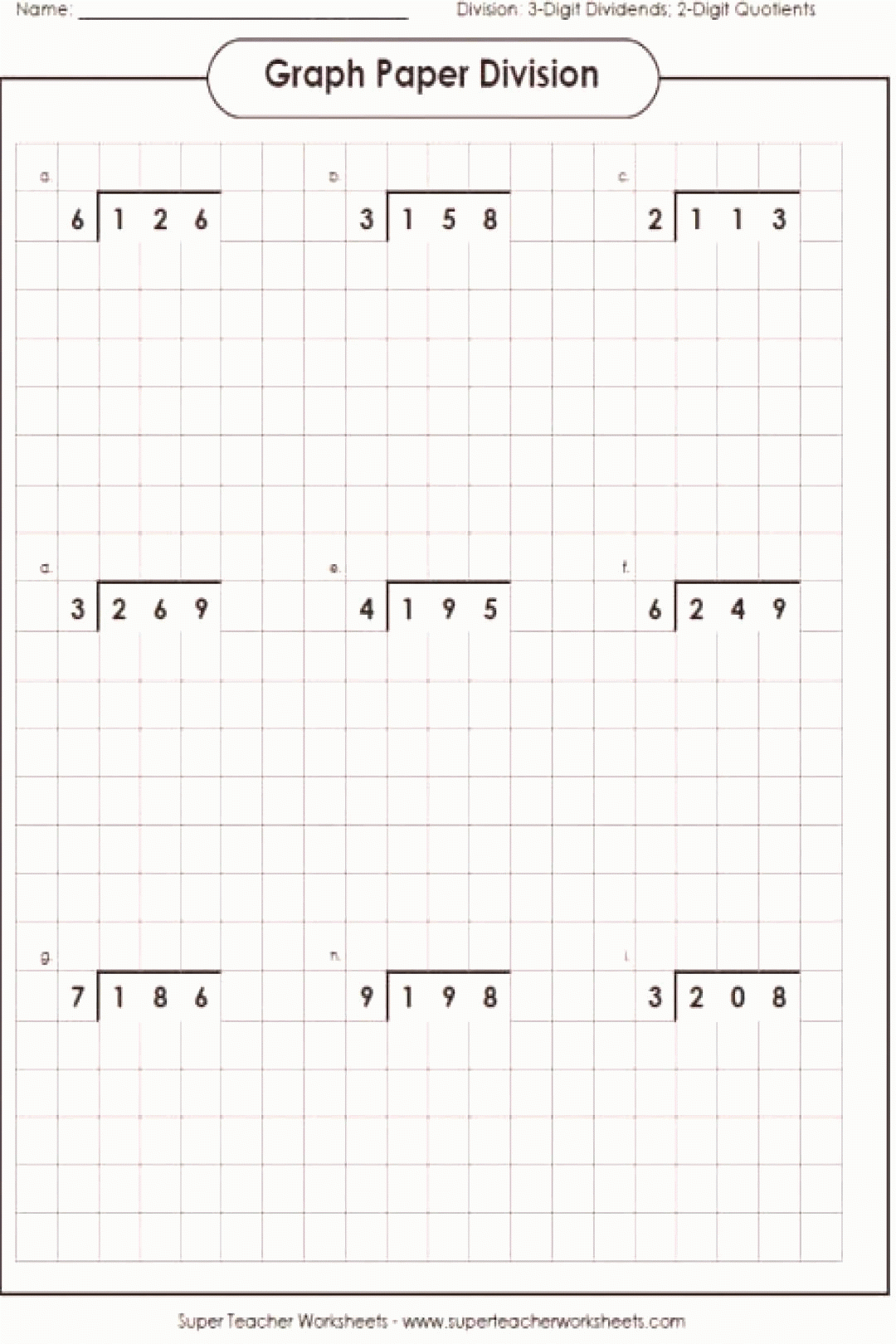 Single Digit Multiplication 4 Worksheets 4th Grade Easy Division 