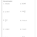 Solving Multiplication And Division Equations Worksheets Julia Winton