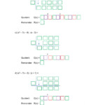 Synthetic Division With Polynomials Worksheet