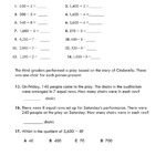 Using Mental Math To Divide Worksheet