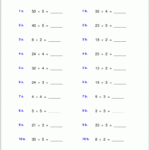 Worksheets For Basic Division Facts grades 3 4