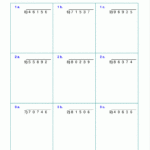 Worksheets For Division With Remainders