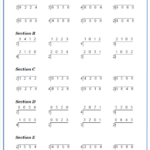 Year 4 Math Worksheets Printable Activity Shelter Division Worksheets