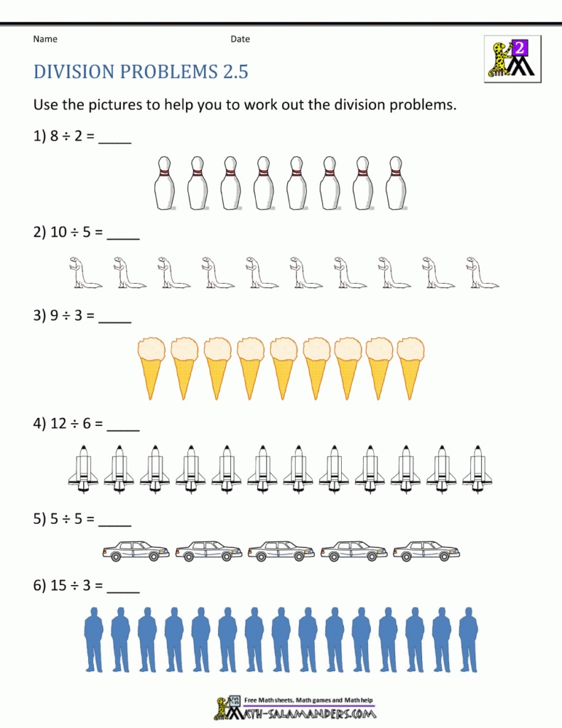 Beginner Division Worksheets