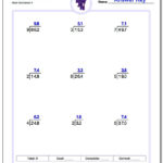 Decimal Division Worksheets With Answers