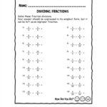 Dividing Fractions Worksheets 15 Worksheets