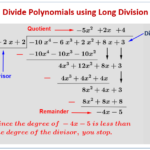 Dividing Polynomials By Long Division solutions Examples Videos