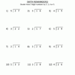 Division 3rd Grade Worksheets