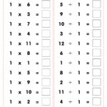 Division And Multiplication Worksheets