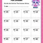 Division Learning Worksheet Free Printable Worksheets