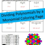 Division Of Monomials Worksheet