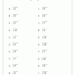 Division With Single Digit Divisors Worksheet