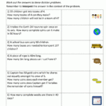 Division Worksheets Grade 4