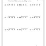 Free 5th Grade Division Worksheets