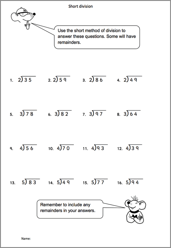 Free Printable Math Worksheets KS2 Activity Shelter