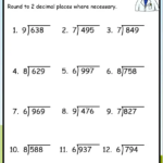 Grade 5 Division Worksheets Free Printables Math Worksheets