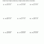 Long Division Worksheets For 5th Grade