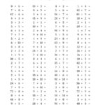 Math Division And Multiplication Worksheets