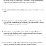 Multiplying And Dividing Decimals Word Problems Worksheets Worksheets