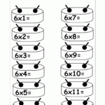 Printable 6 Times Table Worksheet