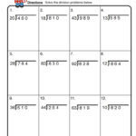 Two Digit Divisors Division Worksheet By Teach Simple